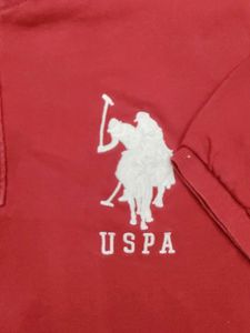 USPA Maroon Polo Shirt