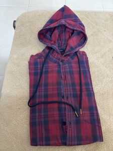 DNMX Red Hoddie Shirt