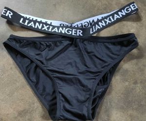 LIANXIANGER Black Bikini Bottoms