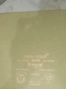 5 Pcs Vimal Gold Cotton Fabric - Blouse Unstitched