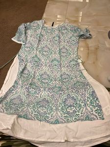 Patterned Midi Dress