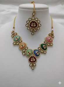 Elegant Kundan Jewelry Set
