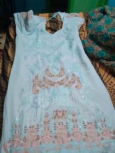 Georget Pakistani Dress.  Paint With Top