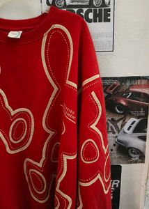 Red Patterned Sweater