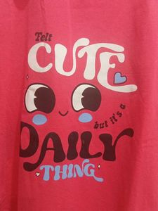 Cute Graphic Print T-Shirt