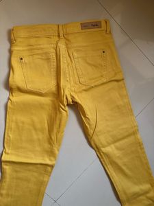 Zara Trafaluc Mustard Yellow Jeans