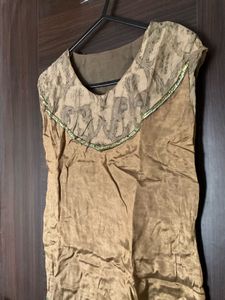 Vintage Style Dress Golden brown 🤎🐌🌰🍂