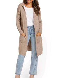 Hooded Duster Cardigan