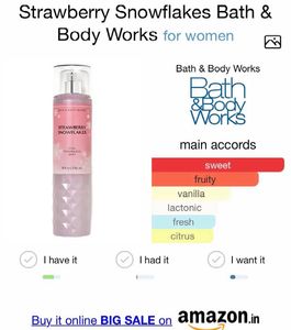 Bbw strawberry snowflakes 10ml sample