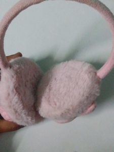 Pink Bunny Earmuffs