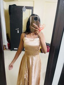 Pinterest y2k Satin slit gown