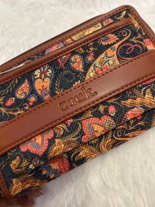 Zouk Paisley Print Wallet