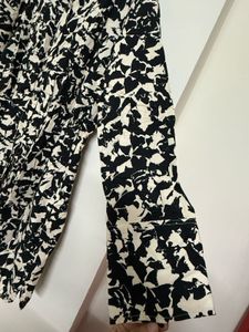 Abstract Print Shirt Dress