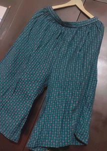 Sea Blue Green Capri Pyjama For 34 Waist