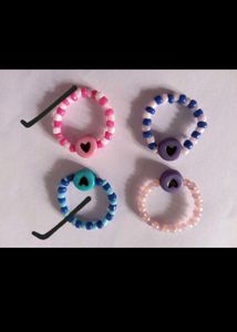 Combo Of Beads Bracelet And Rings