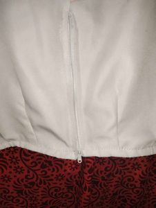Lace Inset Puff Sleeve Top