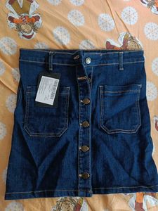 Denim Mini Skirt