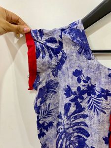 Blue Cotton Kurta