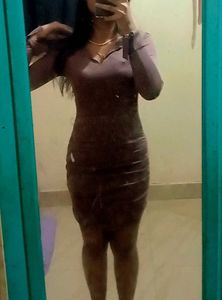 Brown Bodycon Dress
