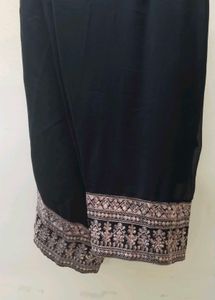 Black Colour Pakistani Kurta Set Ready To Wear