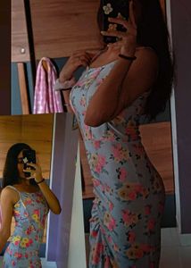 Floral Print Midi Dress
