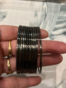 Black Metal Bangles