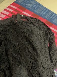 Little black lace dress
