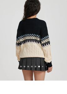 Patterned Knit Sweater