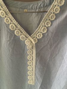 Its Kurta beautiful lace.