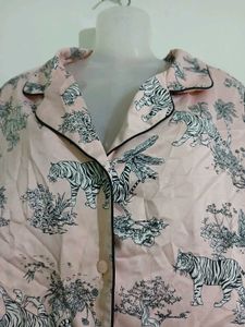 Tiger Print Pajama Set