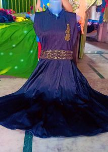Elegant Navy Blue Dress