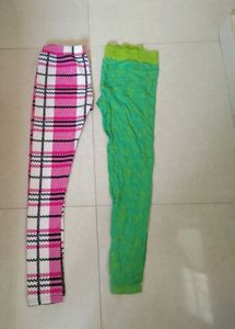 Combo Of 2 Brand New Fancy Leggings