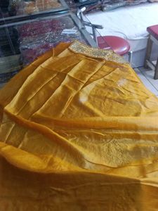 Elegant Yellow Saree