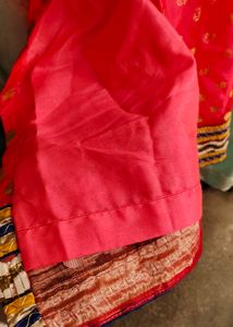 Bright Pink &amp; Blue Embellished Kurti