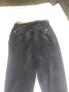 Black Comfortable Trousers For Women