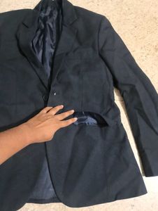 Navy Blue Blazer - Formal Style