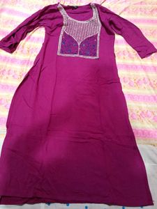 Elegant Purple Kurta