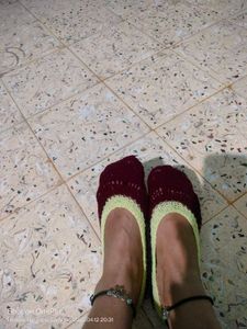Hand-Knitted Slipper Socks