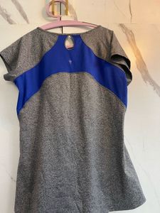 “Sporty Grey and Blue Activewear