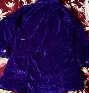 Purple Velvet Coat