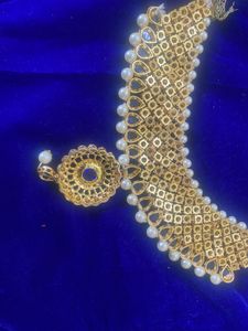 Elegant Blue Stone Jewelry Set