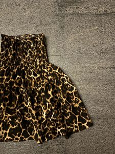 Y2K Leopard Print Tube Top