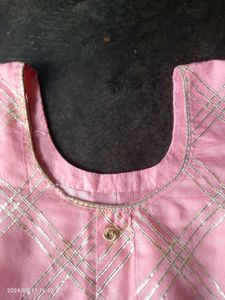 Beautiful Pink Colour Kurti