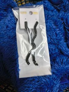 Black Dangle Earrings