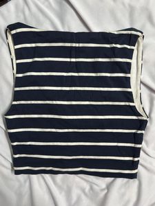 Striped Crop Top