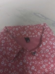 Girls  Pink Colour Top