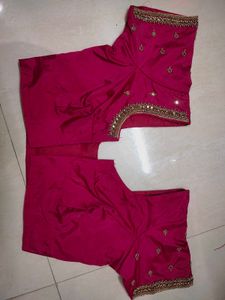 ✨Rani Pink Aari Maggam Blouse