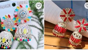 Combo Of 4 Earrings Indian And Western