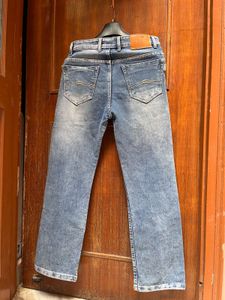 Blue Straight fit jeans