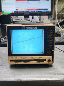 National Mini TV 4.5" Working